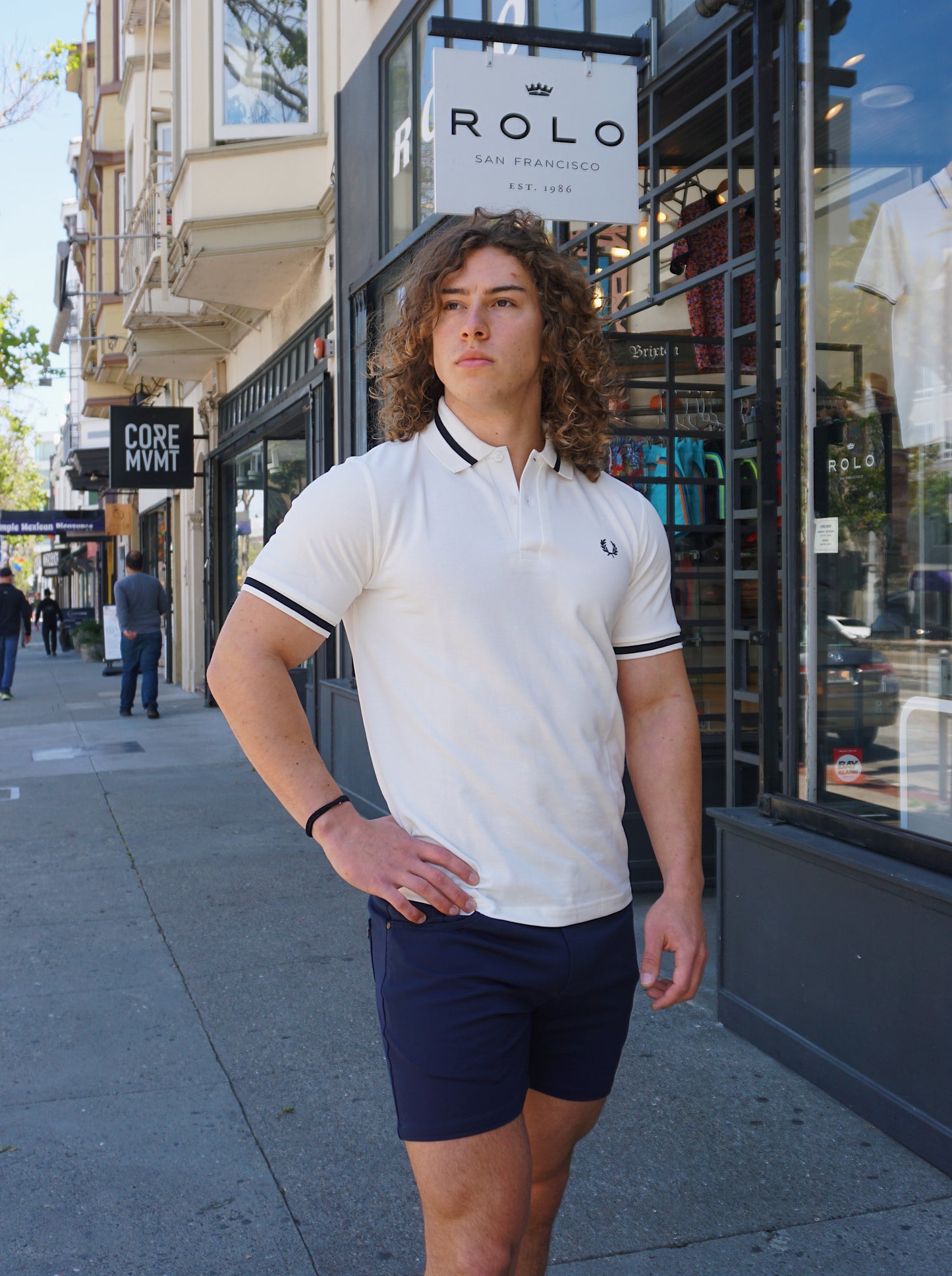 Single Tipped Polo Shirt - White