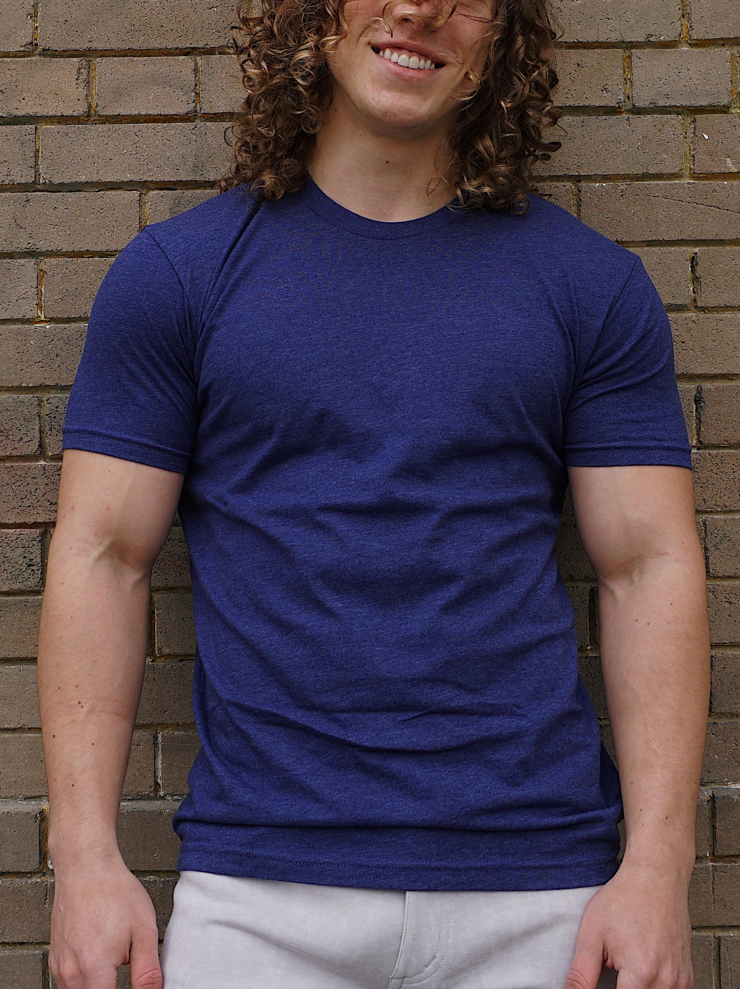 ROLO BASIC CREW NECK T-SHIRT - STORM
