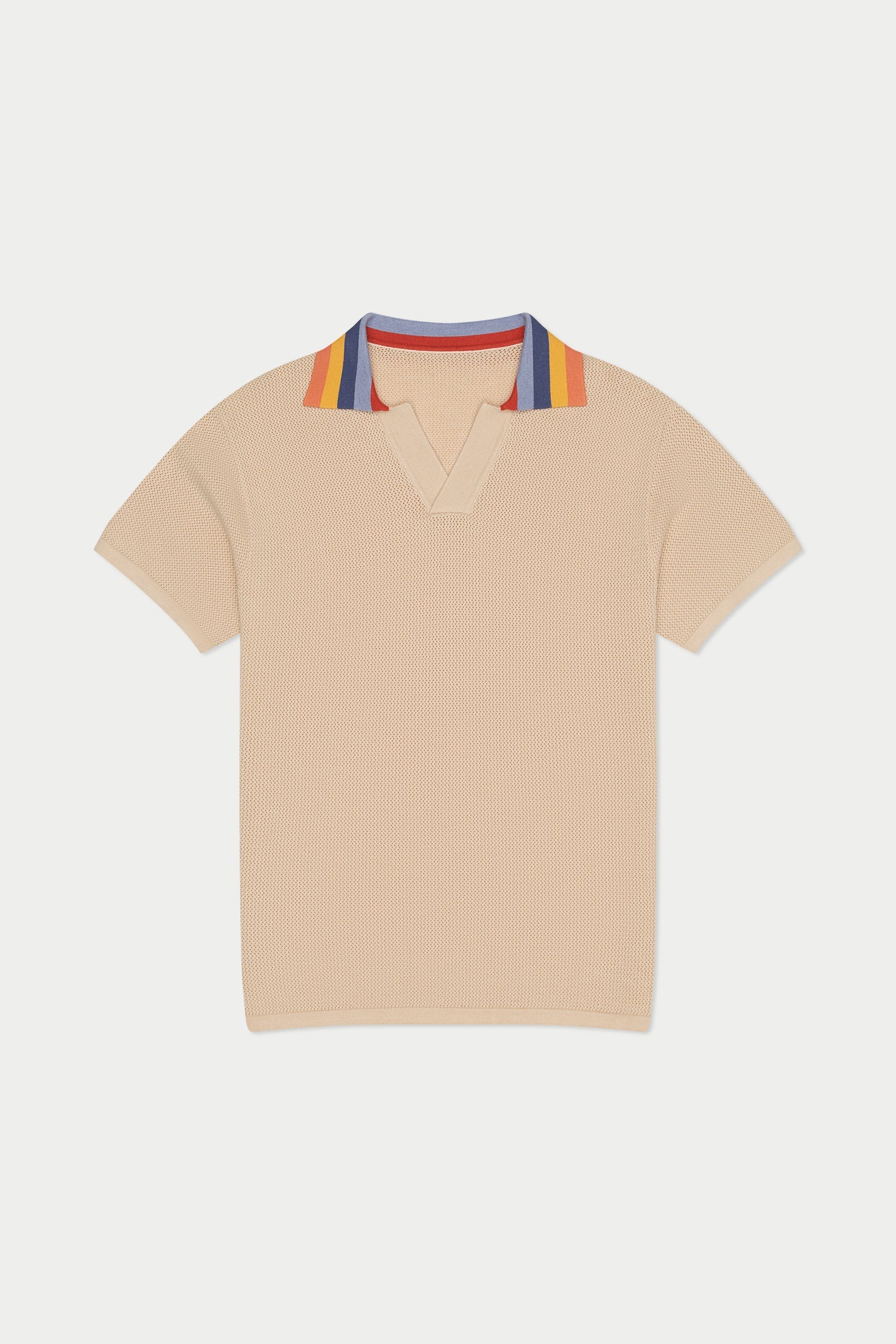 Knit Polo Stripe
