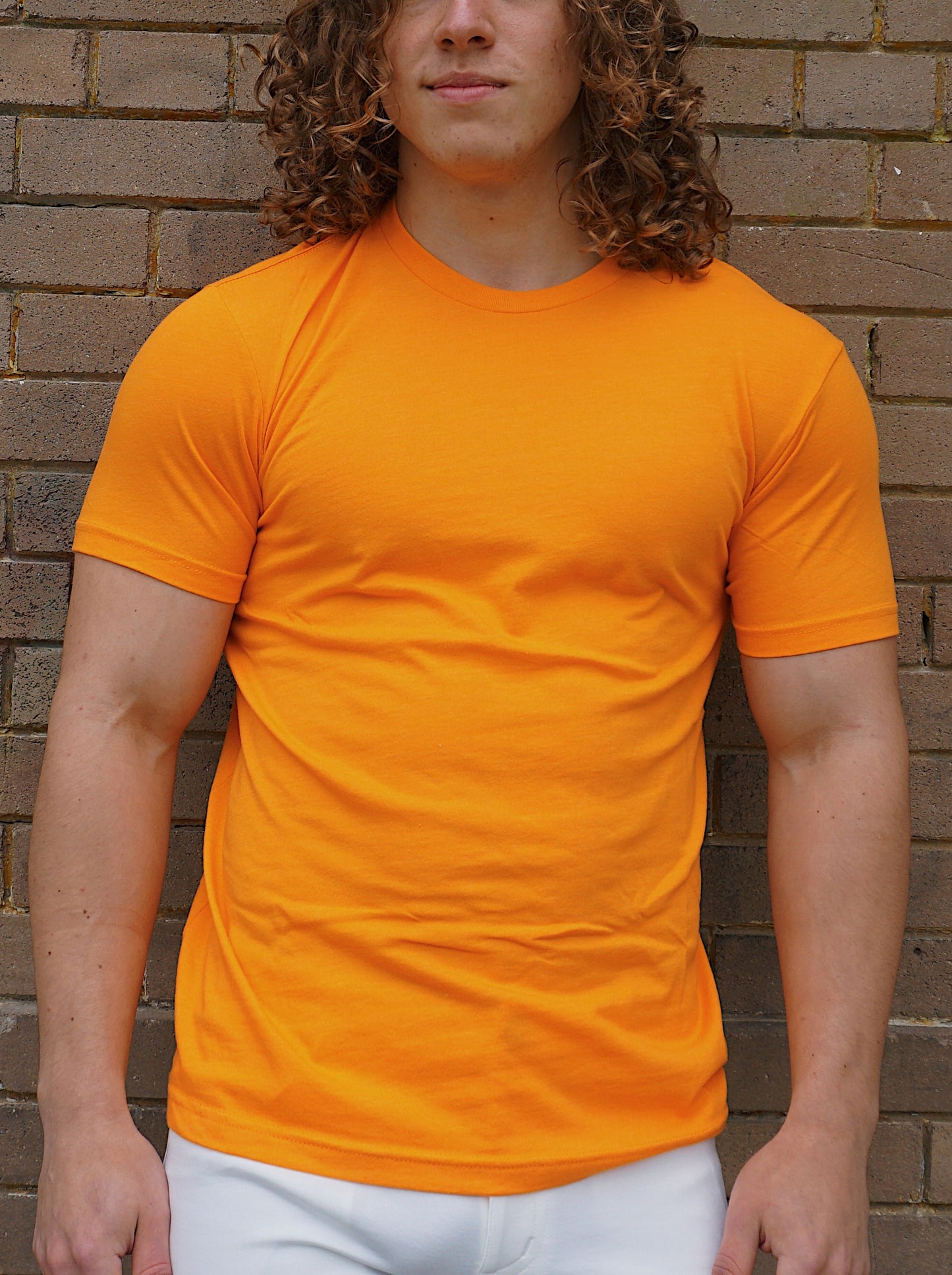 ROLO BASIC CREW NECK T-SHIRT ORANGE