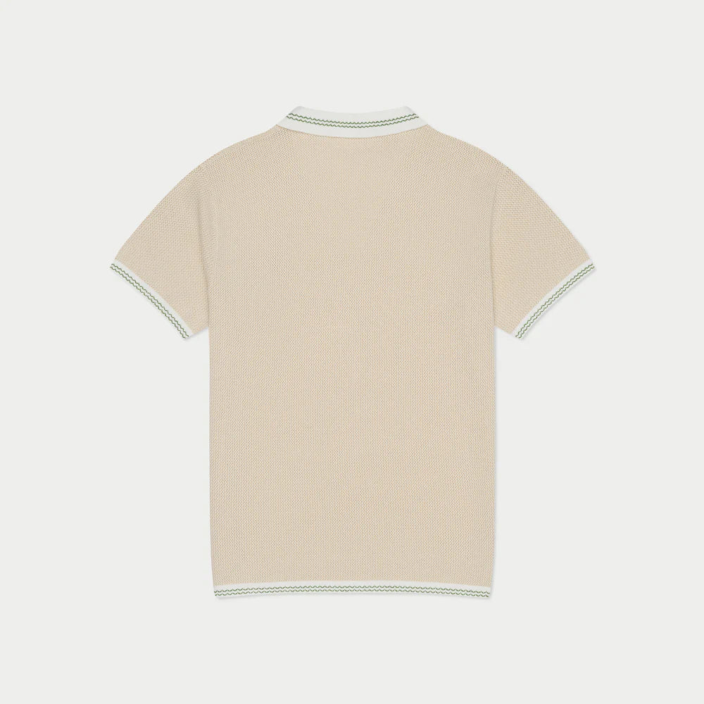 Flamingo Beach Knit Polo