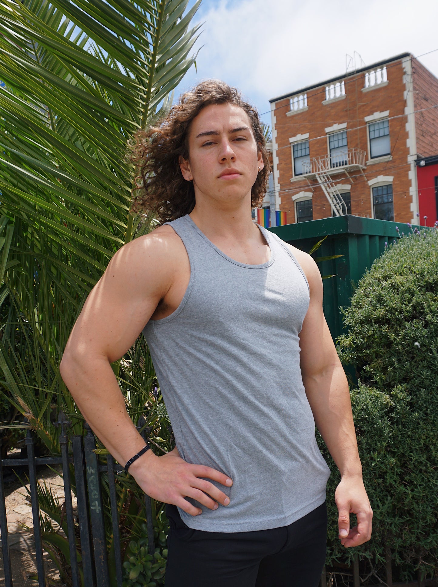 ROLO TOP-DYE TANK TOP