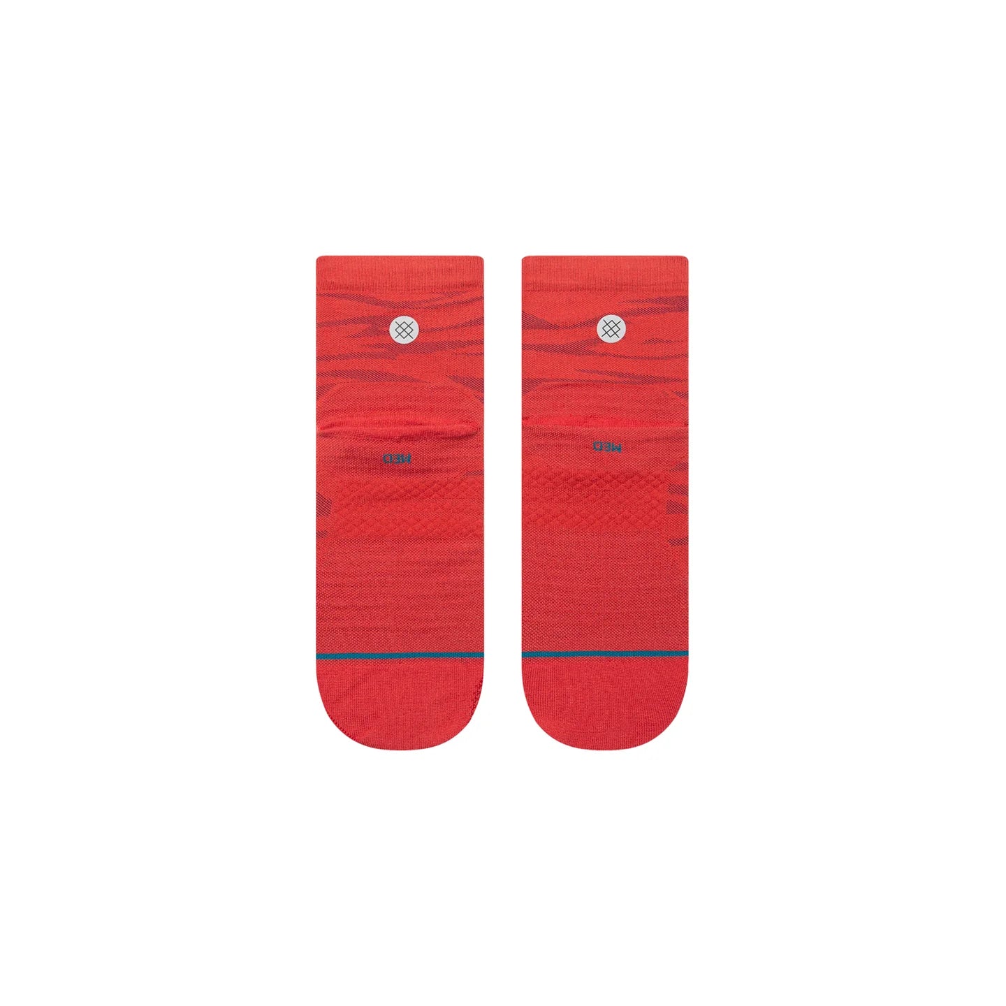 Ridge Quarter Socks Red