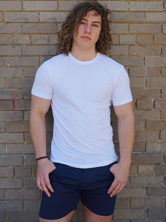 ROLO BASIC CREW NECK T-SHIRT - CLASSIC WHITE