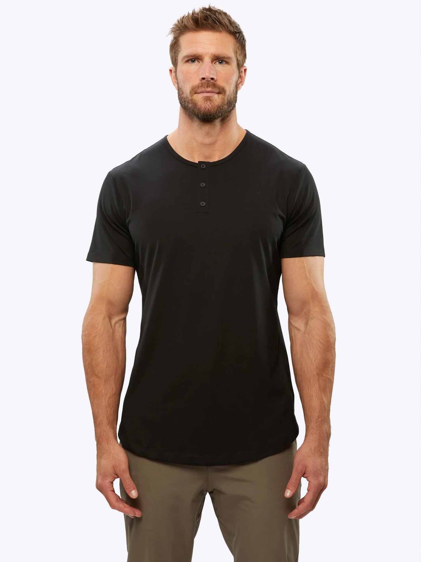 AO Henley Curve-Hem