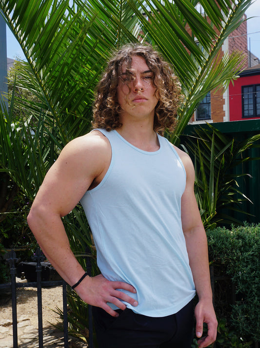ROLO BASIC TANK TOP - ICE BLUE