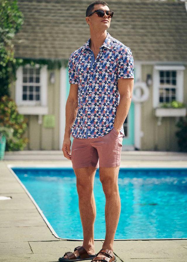 Printed Performance Short Sleeve Shirt