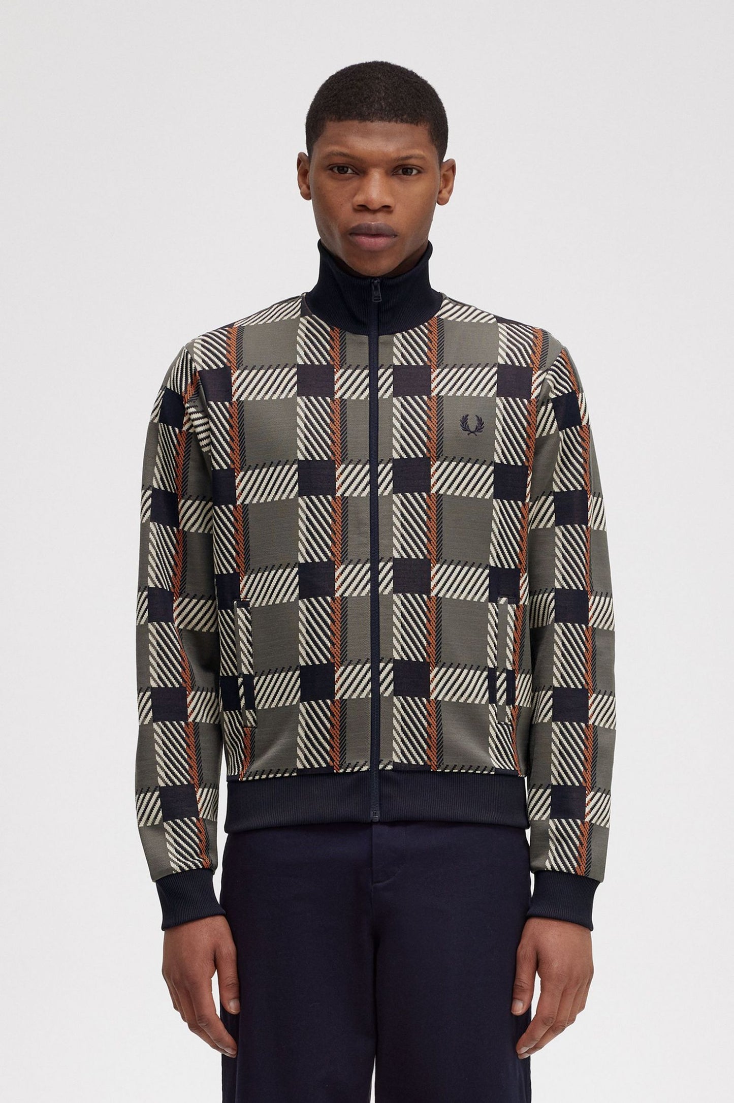 Glitch Tartan Track Jacket