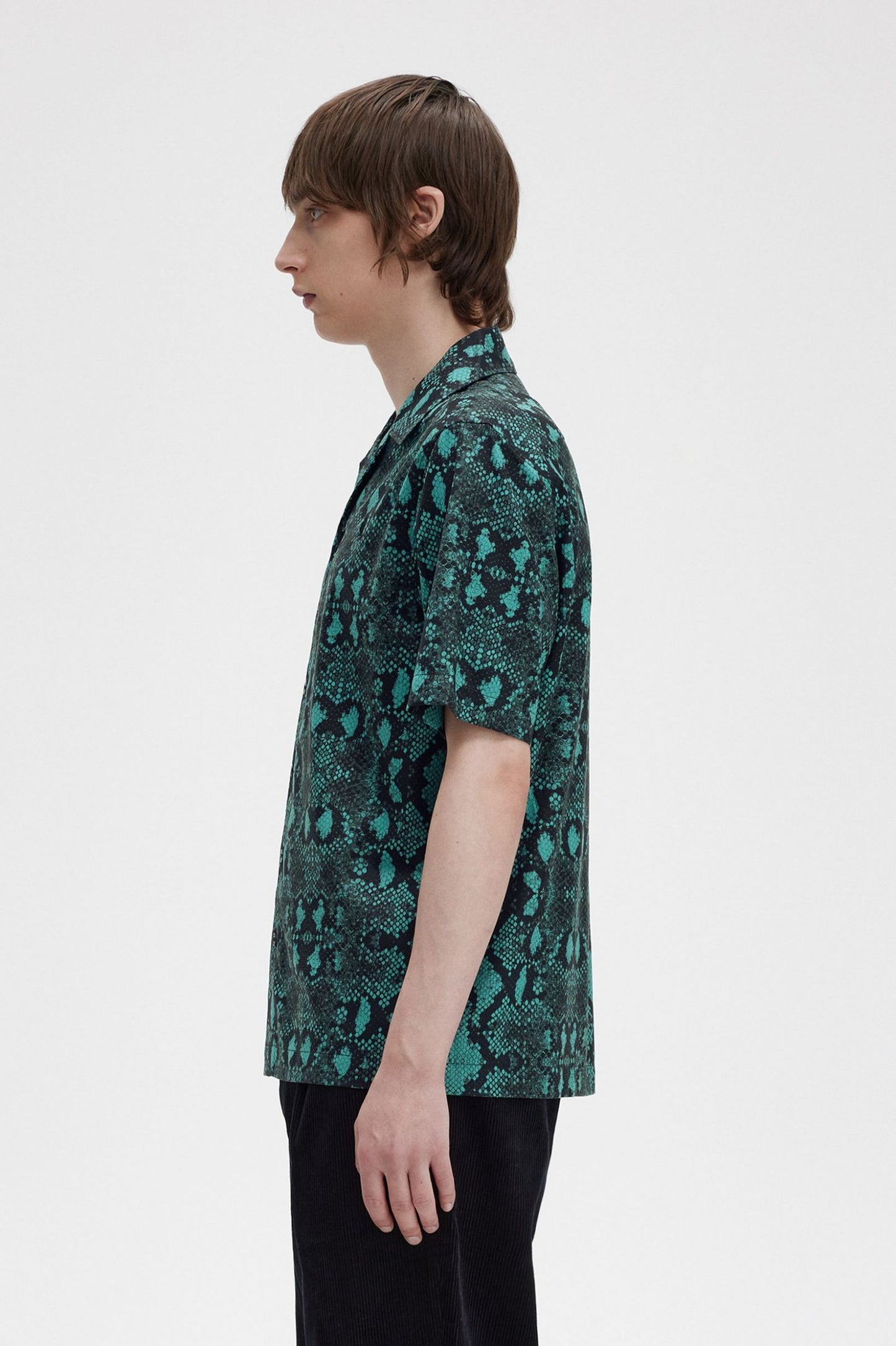 Snake Print Fred Perry Shirt