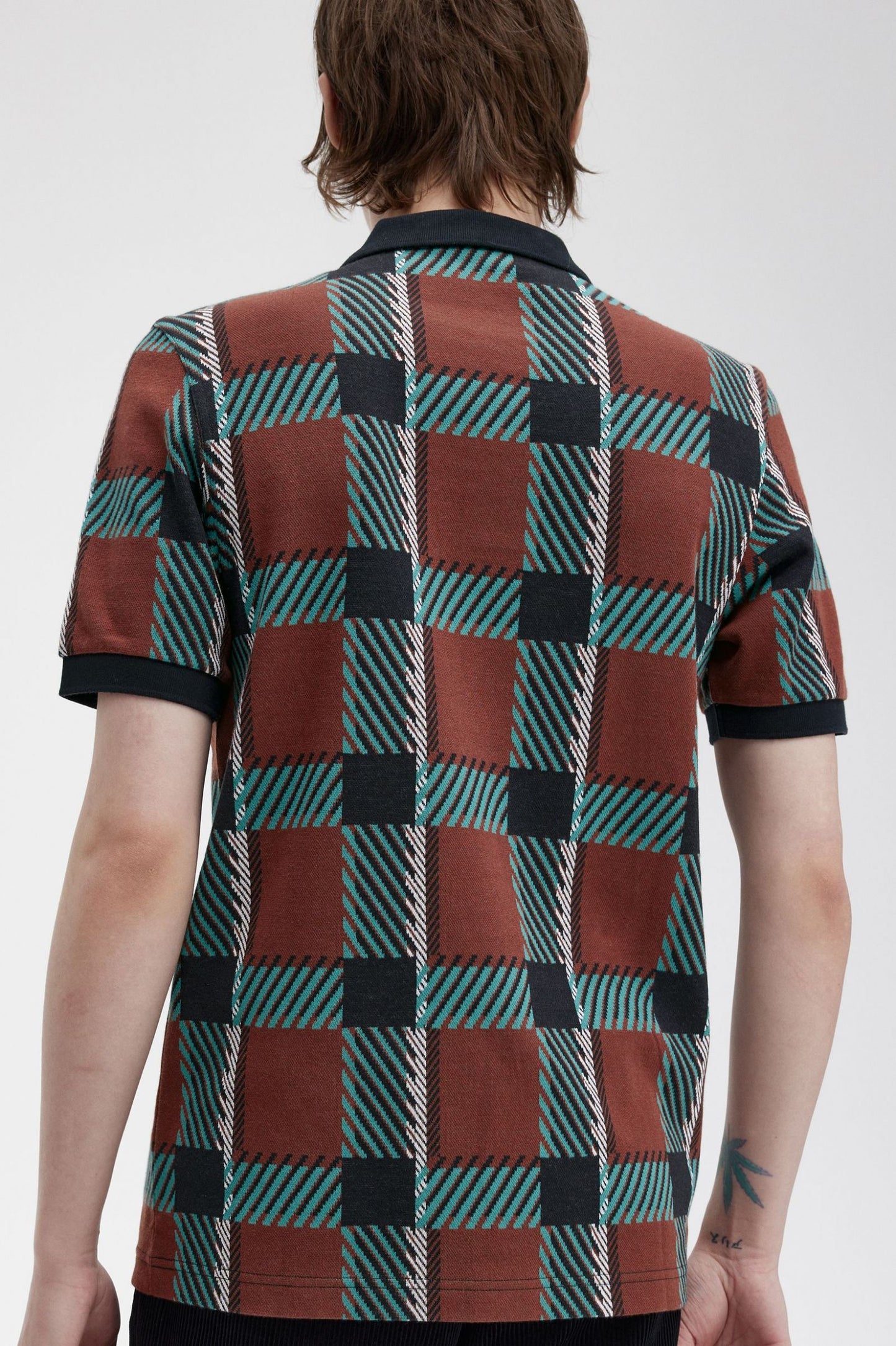 Glitch Tartan Polo Shirt