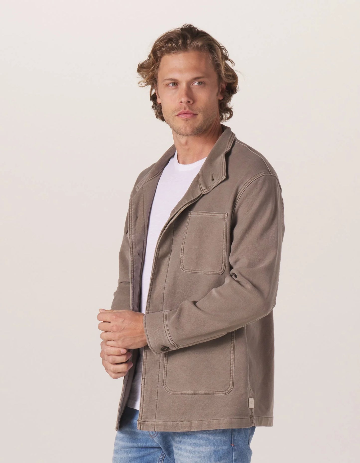 Tailored Terry Chore Coat