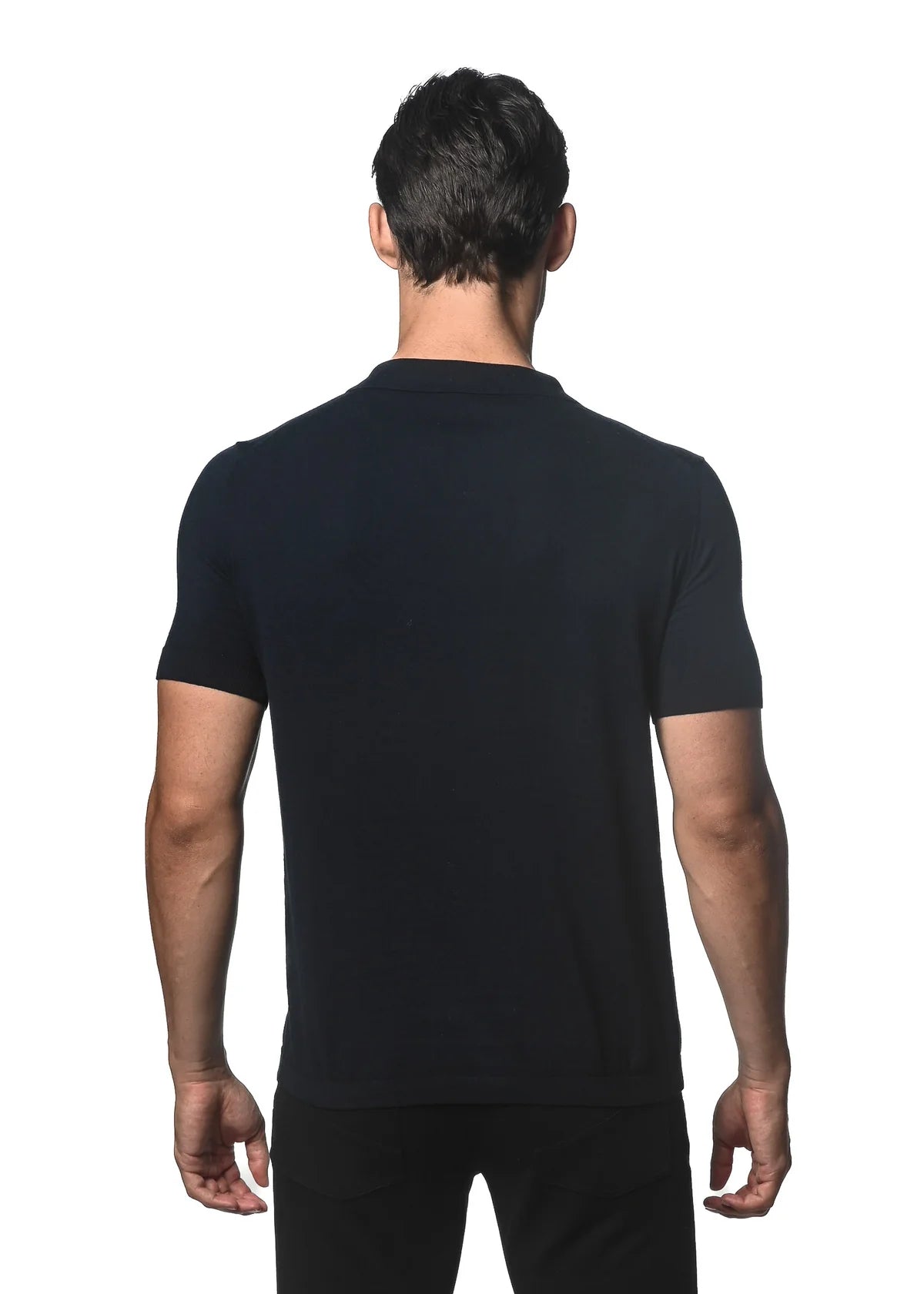 Johnny Collar Knitted Polo