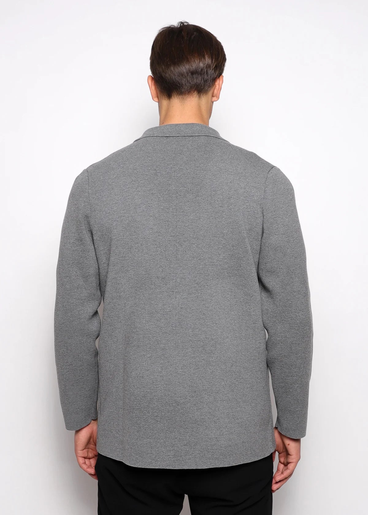 Cotton Deconstructed Knitted Blazer