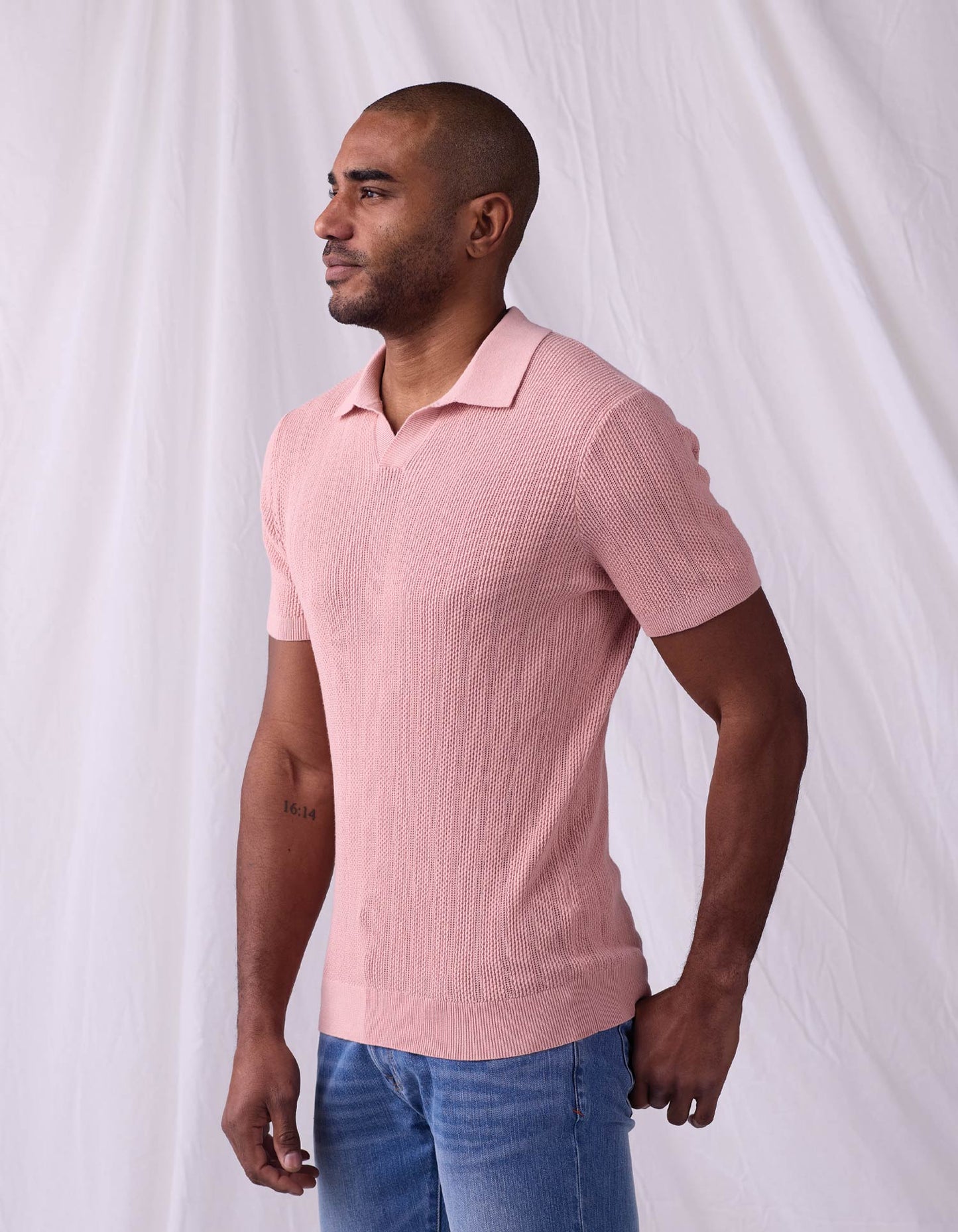Robles Textured Knit Polo