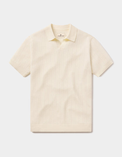 Robles Textured Knit Polo