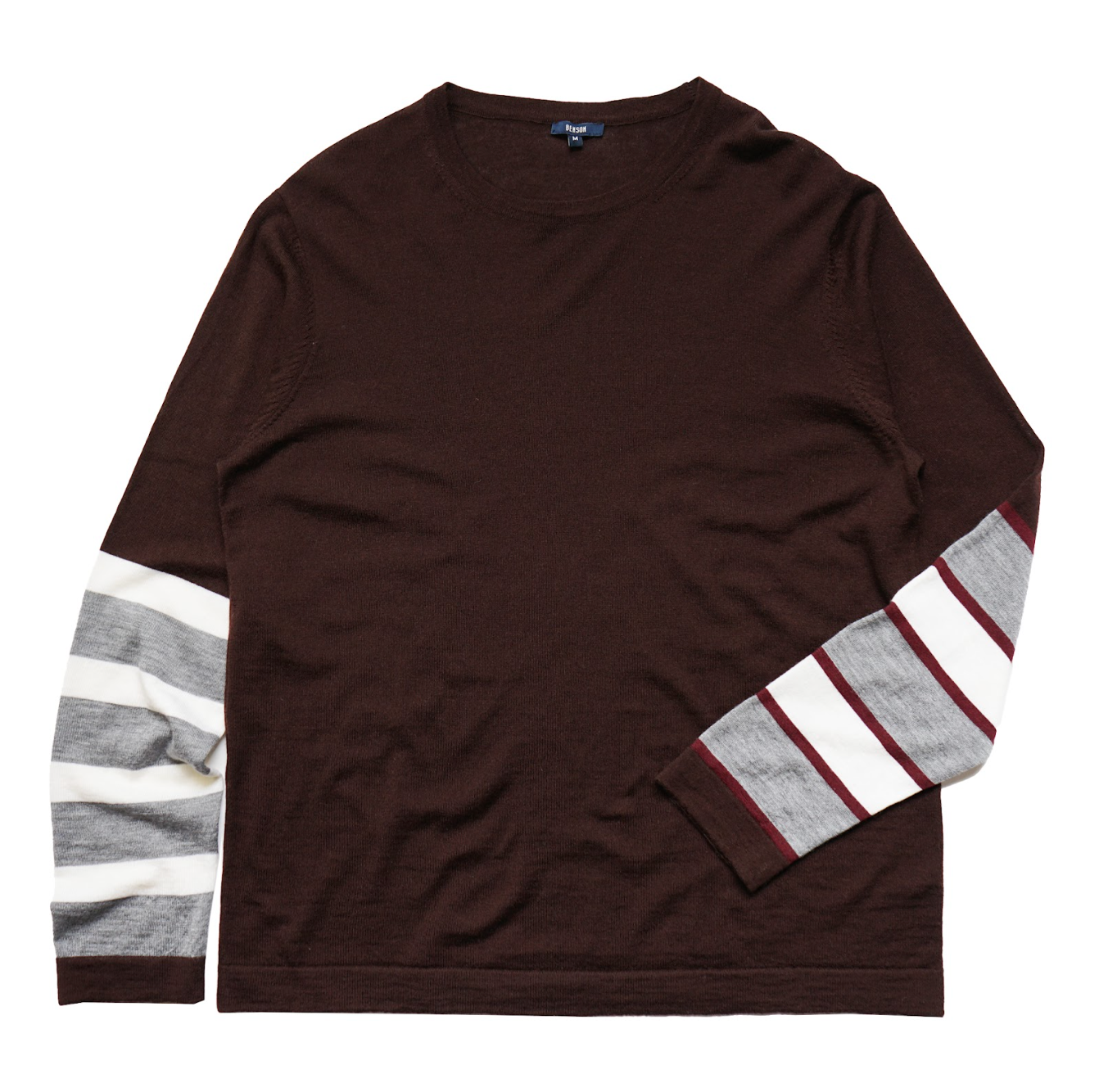 Erikson Fine knit Crew Stripe