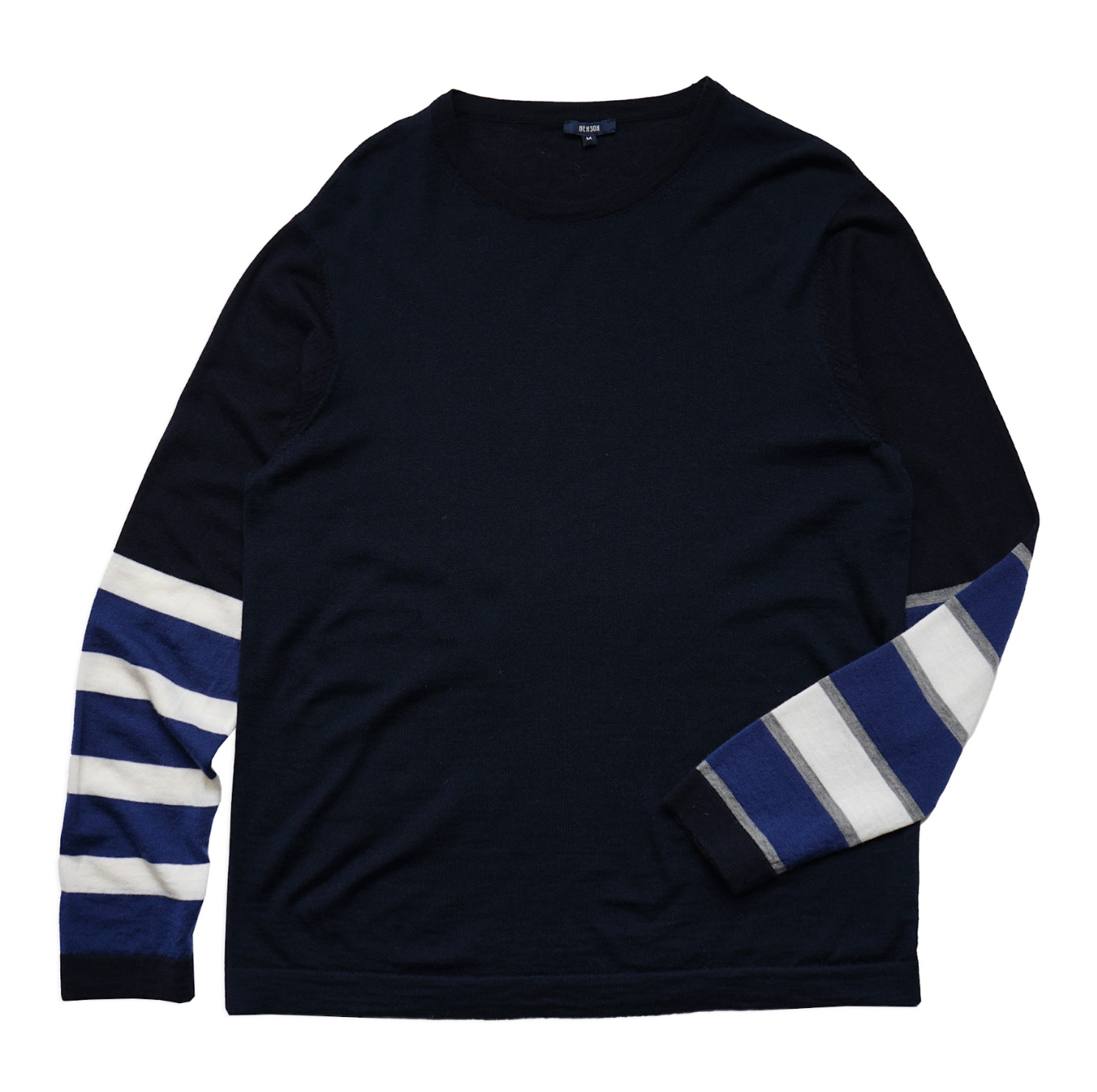 Erikson Fine knit Crew Stripe