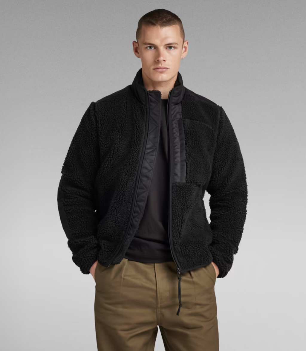 Fleece Jacket Dk Black