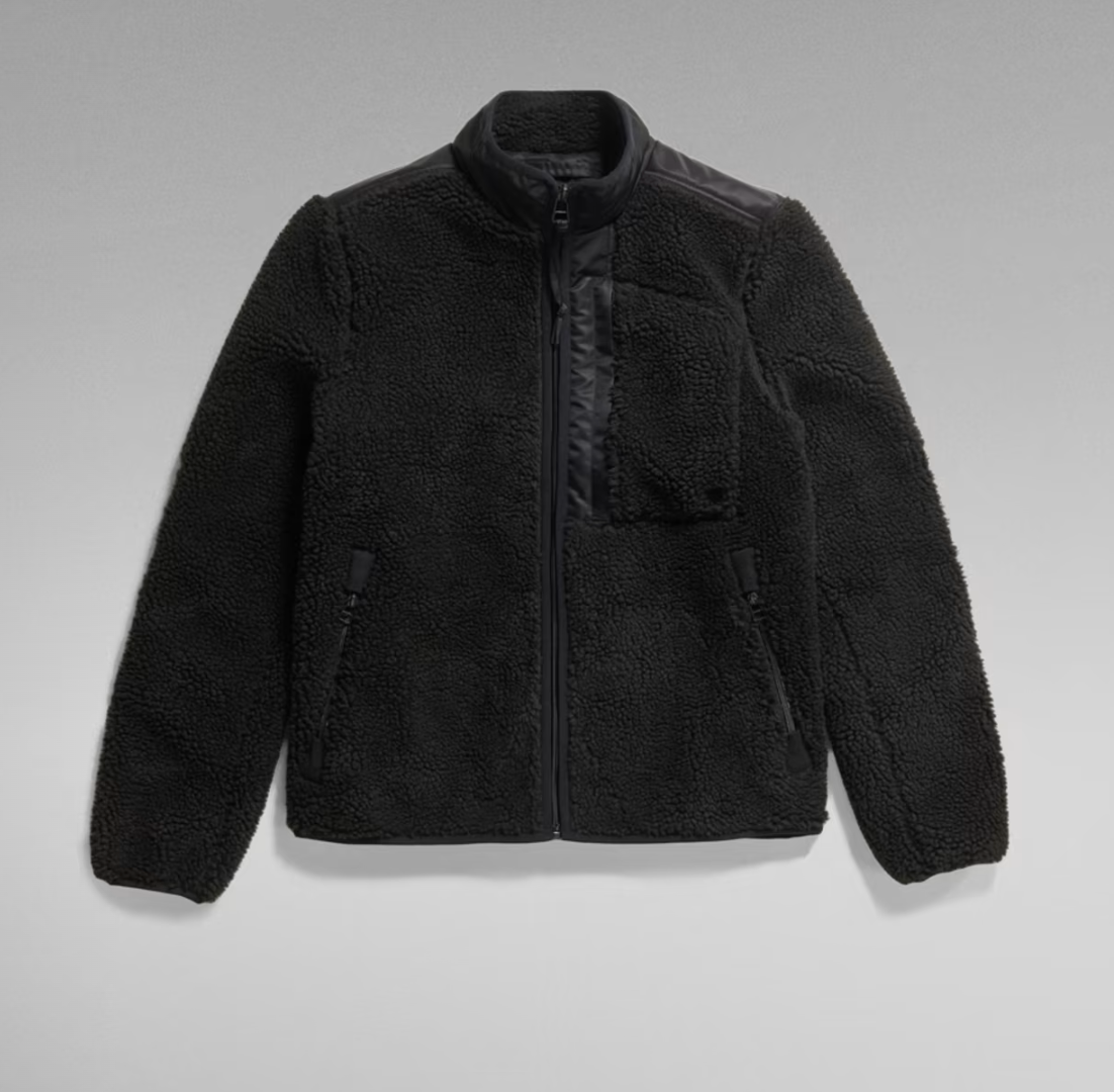 Fleece Jacket Dark Black