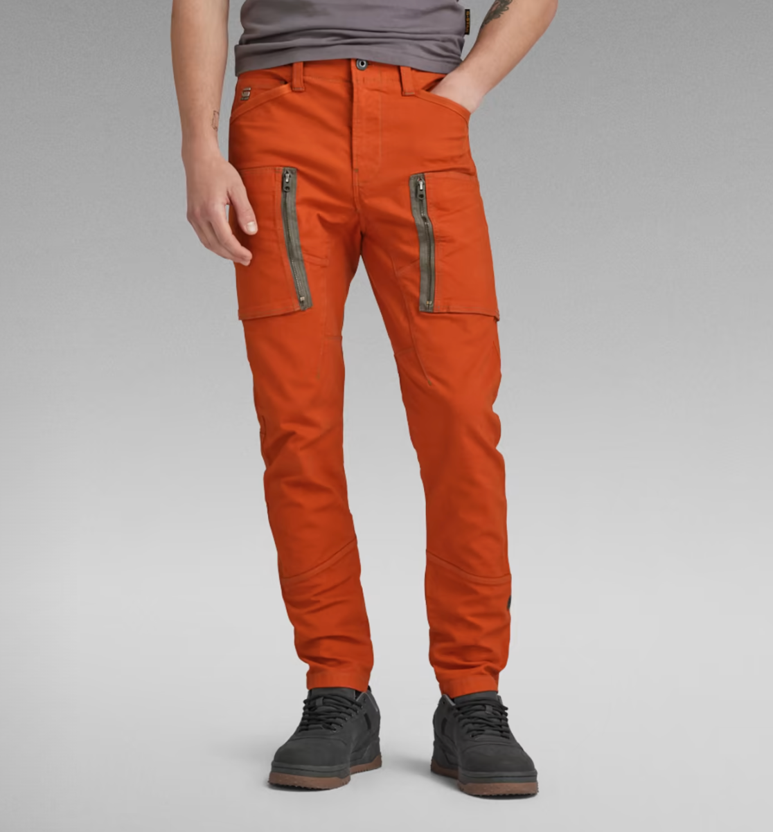 Zip Pkt 3D Skinny Cargo