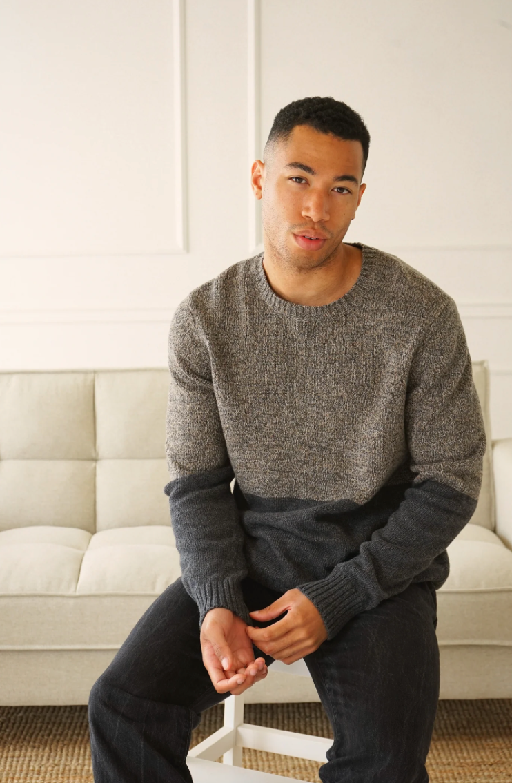 Riley Heathered Crewneck