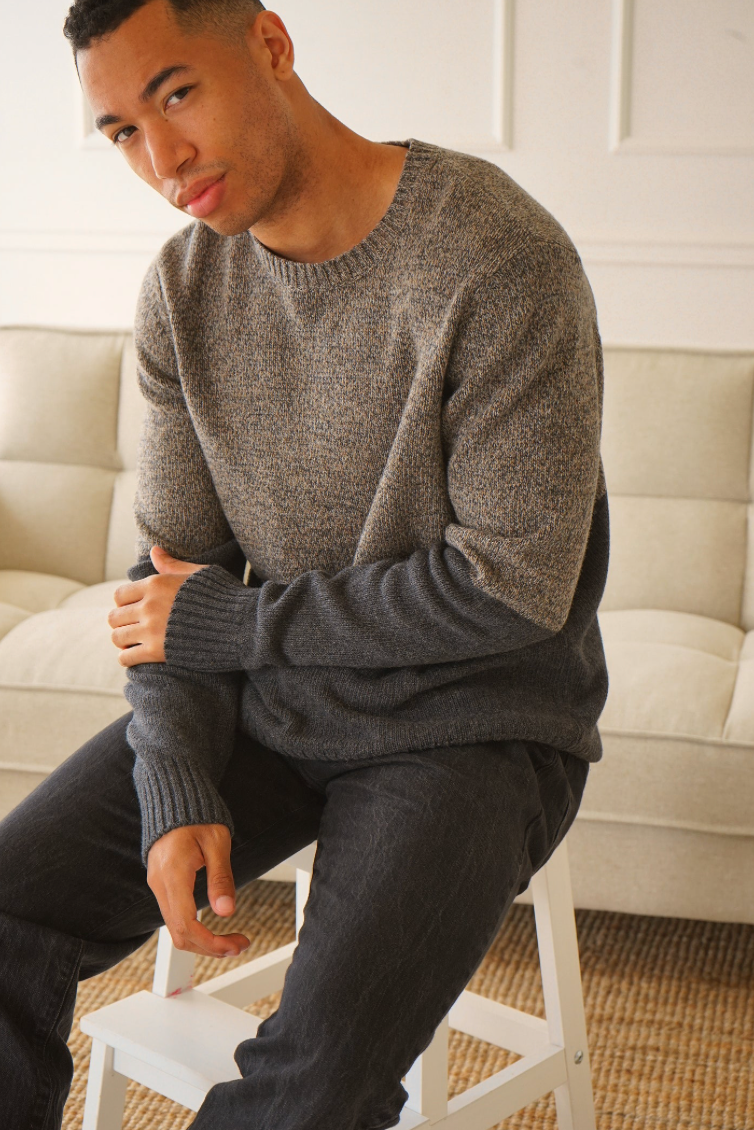 Riley Heathered Crewneck