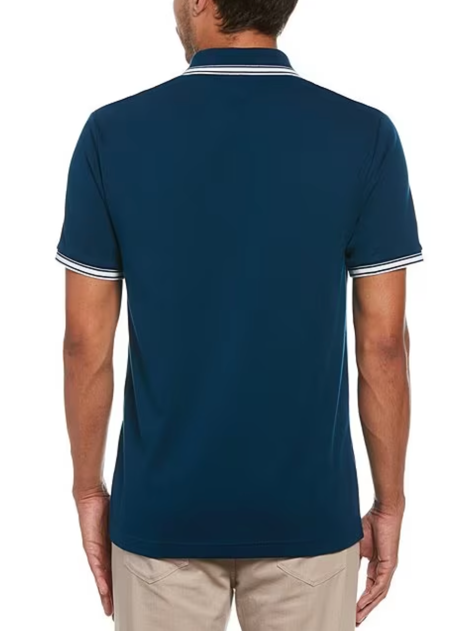 Interlock Chest Stripe Polo