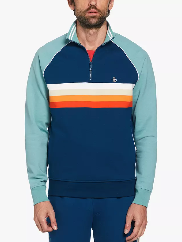 Ponte 1/4 Zip Track Jacket