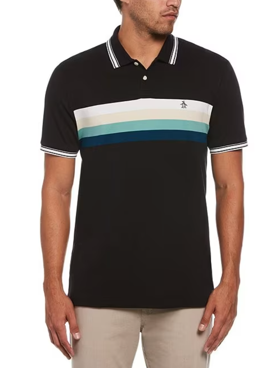 Interlock Chest Stripe Polo