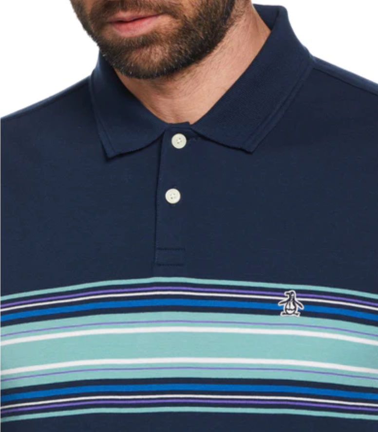 Interlock Chest Stripe Polo