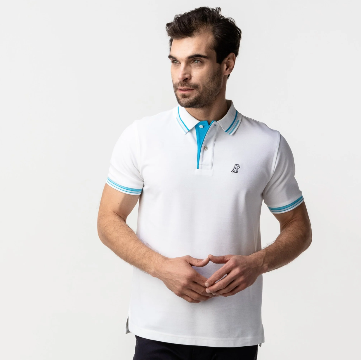 Contrast Stripe Polo Shirt