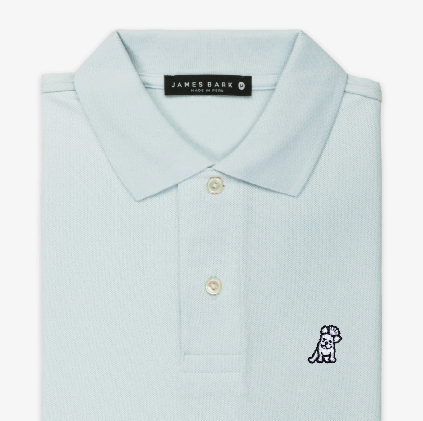 Polo Shirt White Bark