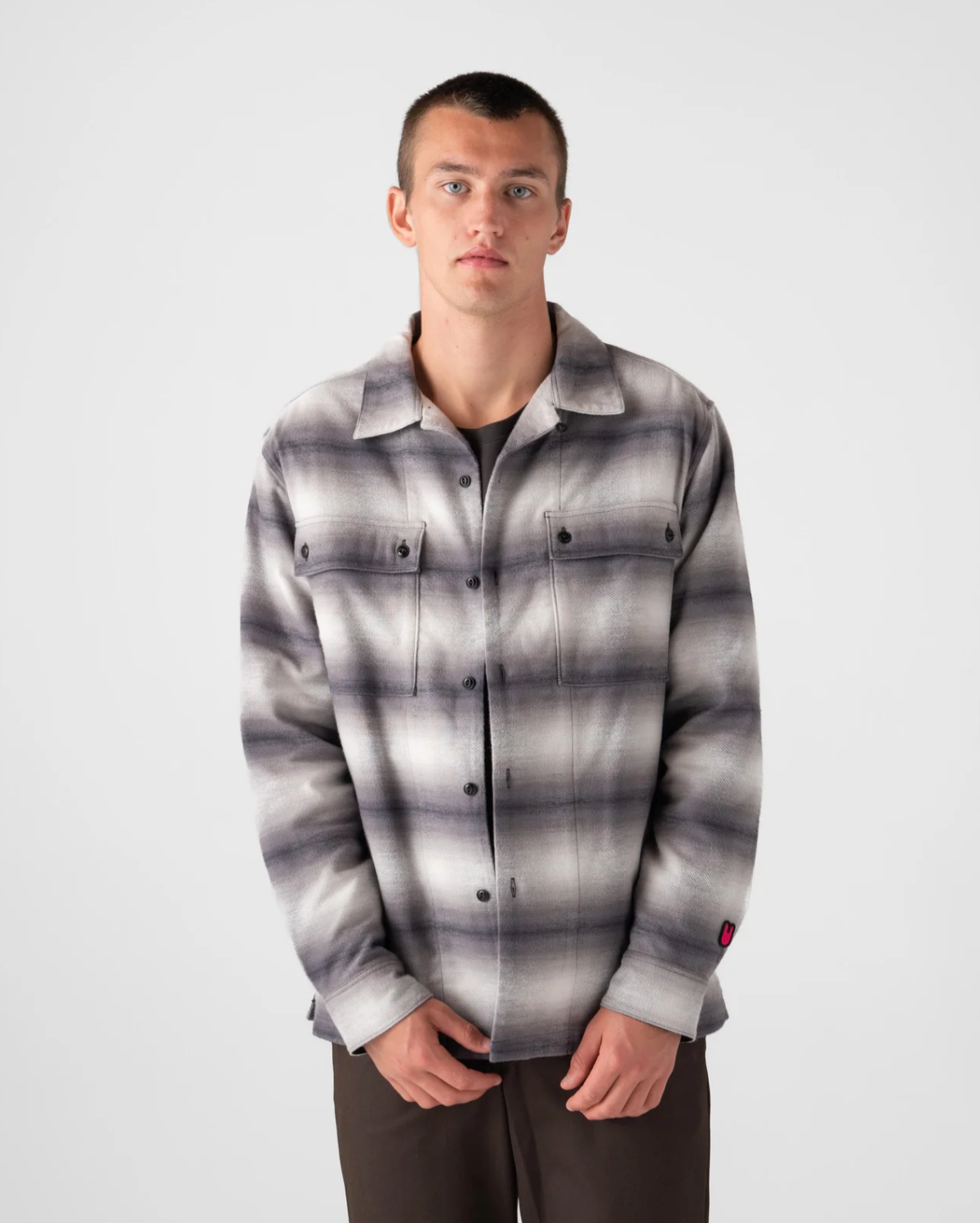 Biodegradable Ombre Flannel Shirt