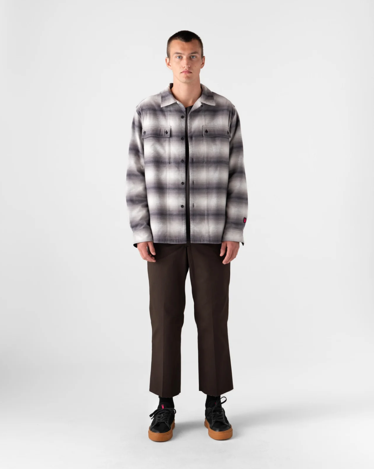 Biodegradable Ombre Flannel Shirt