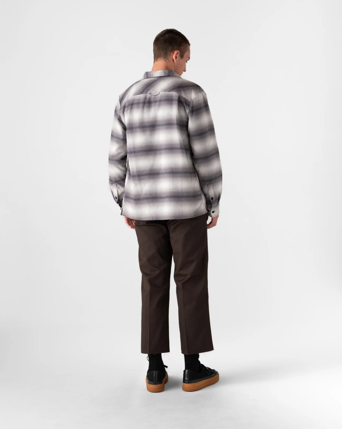 Biodegradable Ombre Flannel Shirt