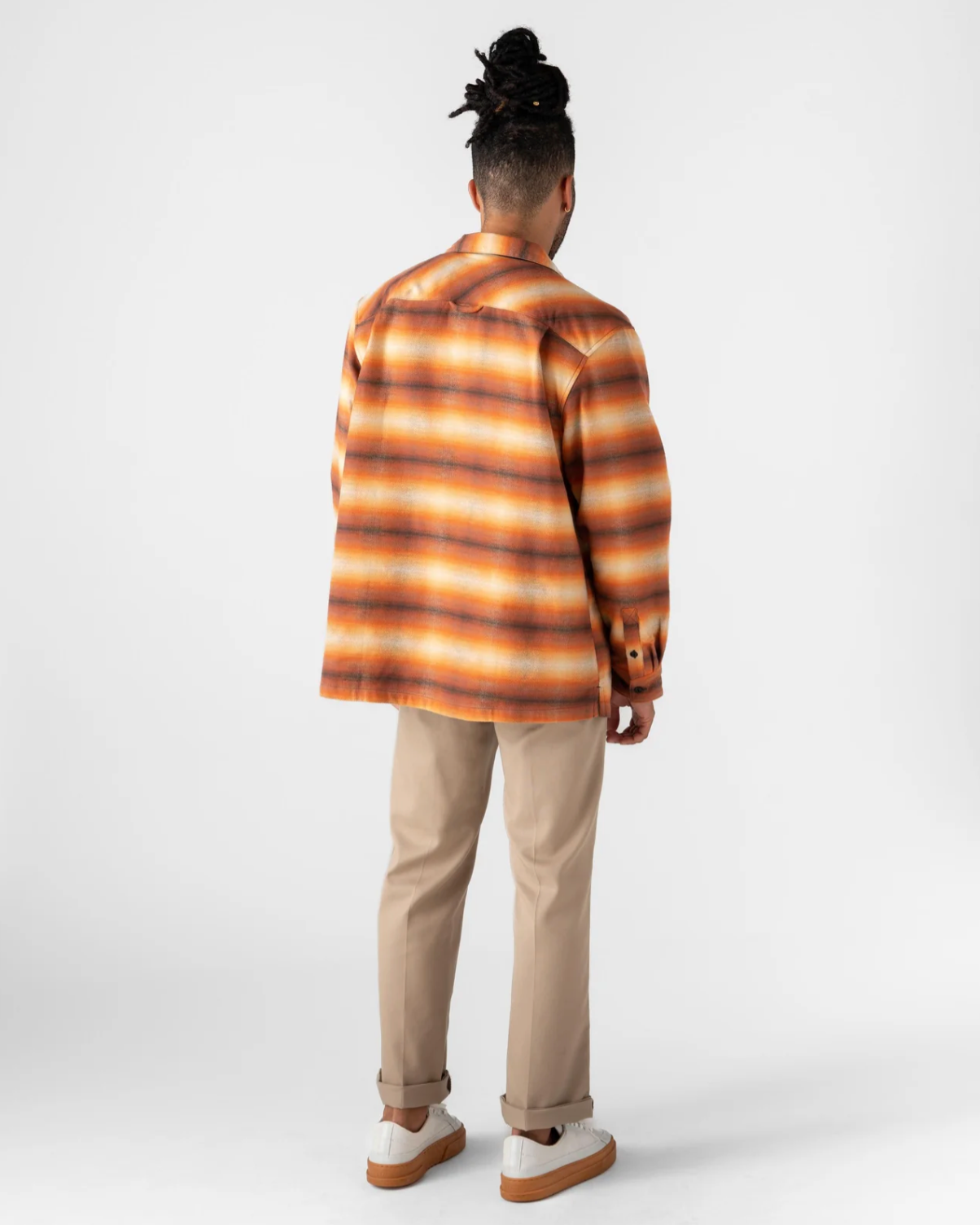 Biodegradable Ombre Flannel Shirt