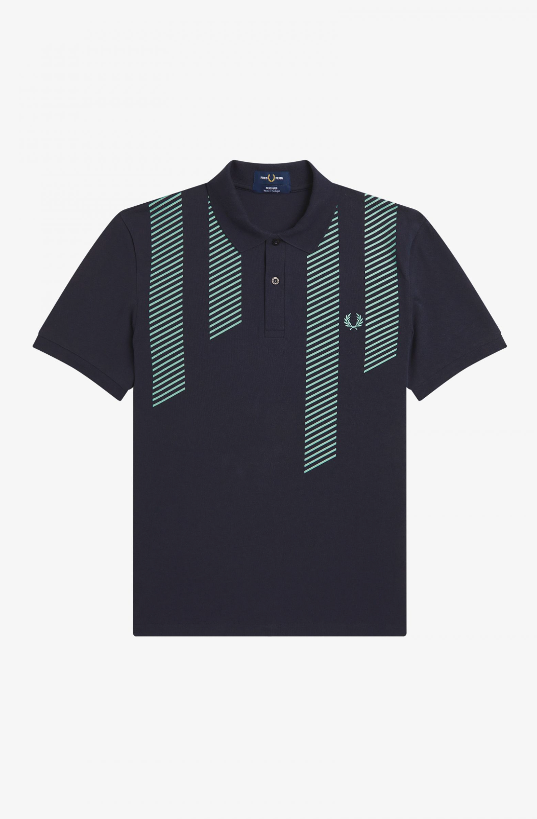 Glitch Stripes Polo Shirt