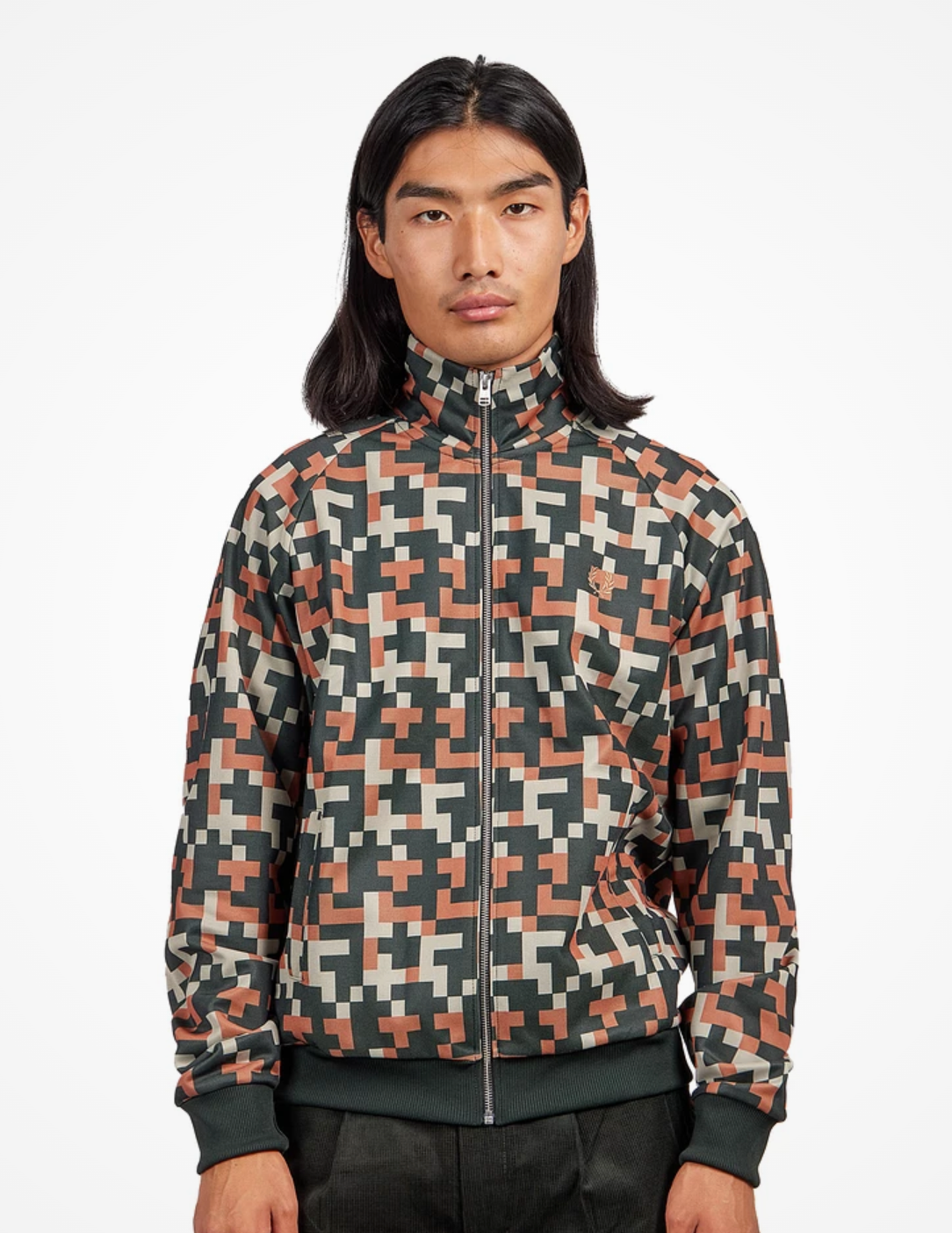 Pixel Print Track jacket