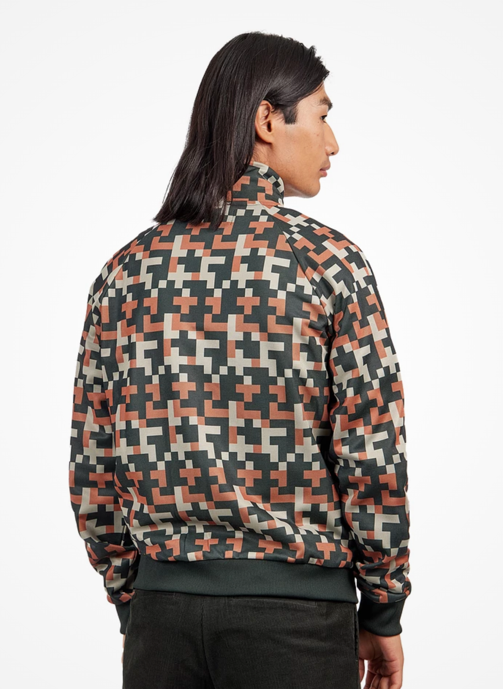Pixel Print Track Jacket