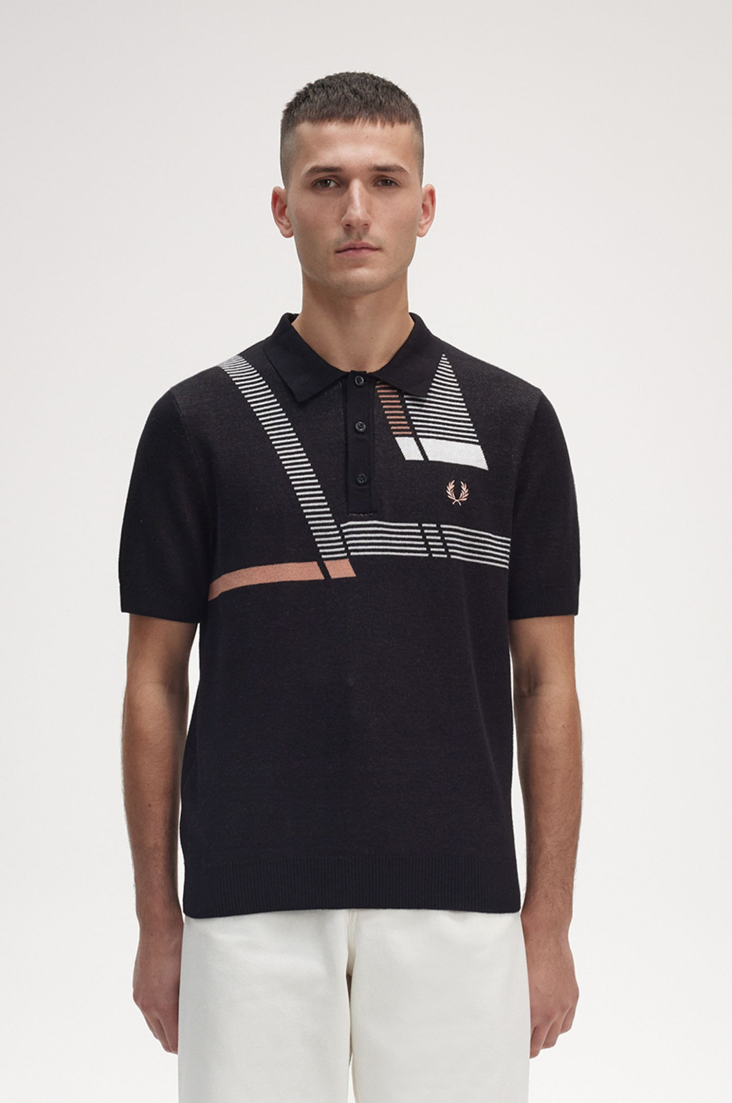 Jacquard Glitch SS Polo