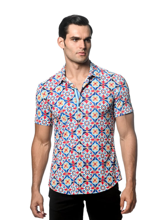 Printed Performance S/S Shirt
