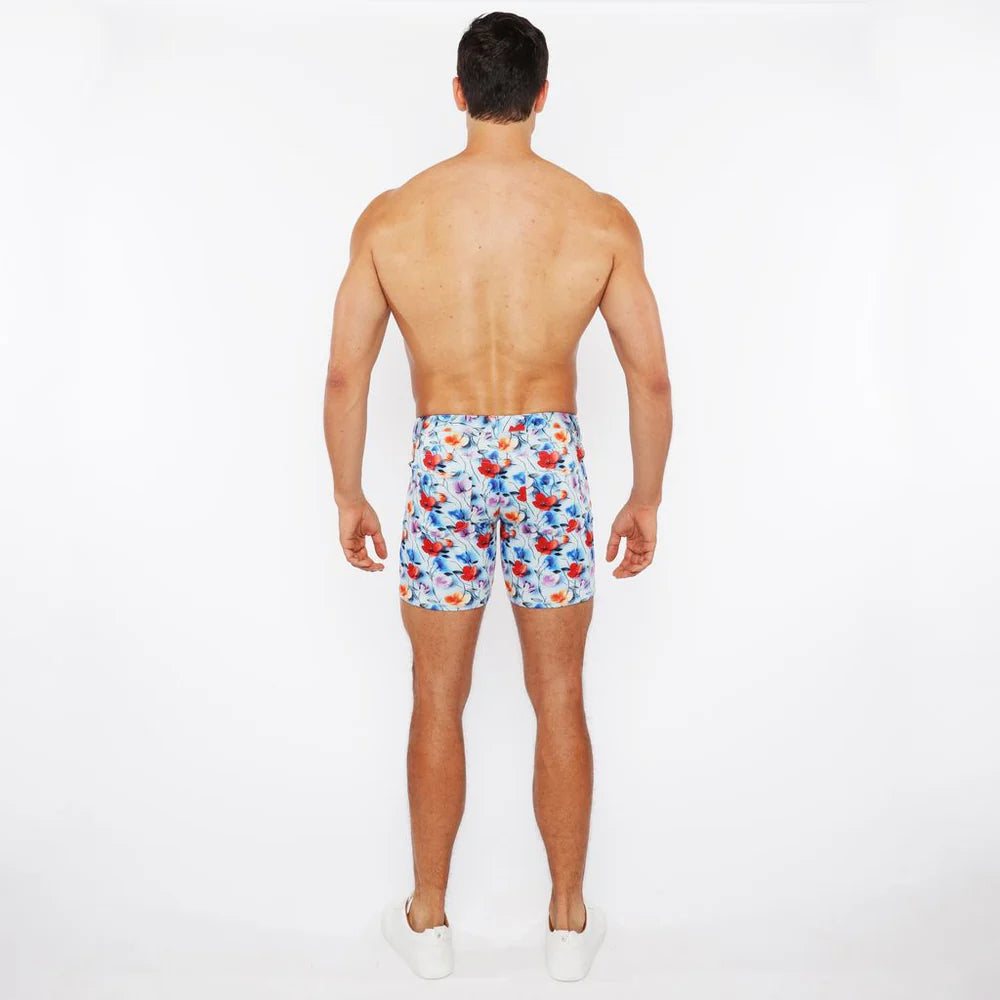 5" Inseam Printed Stretch Knit Short