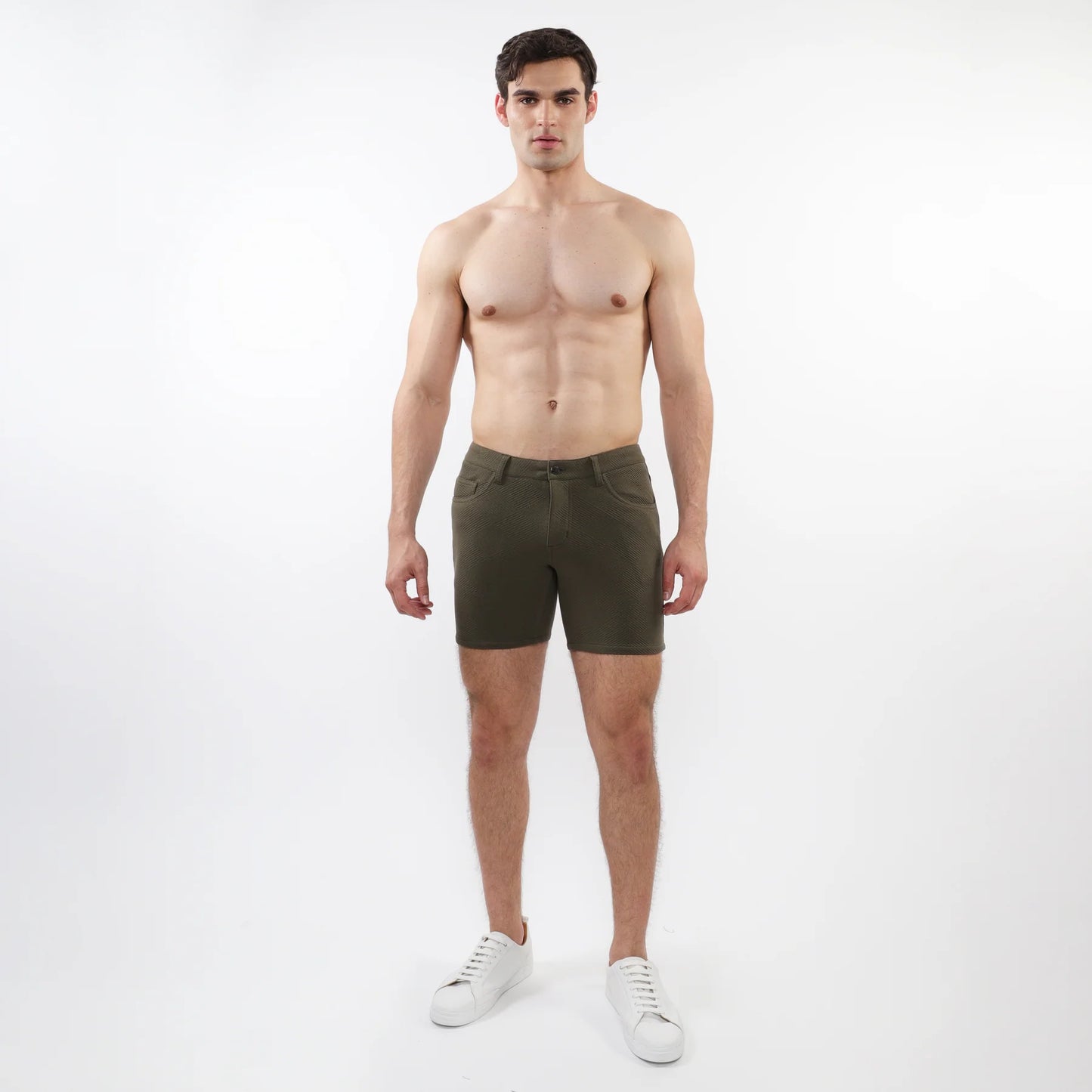 5" Parquet Jacquard Short