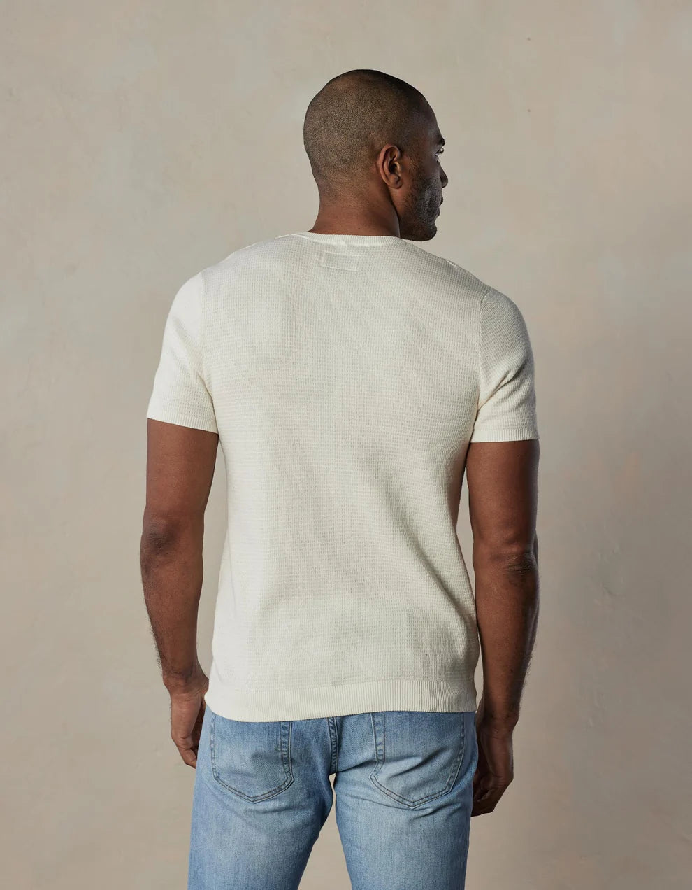 Waffle Knit Sweater Tee