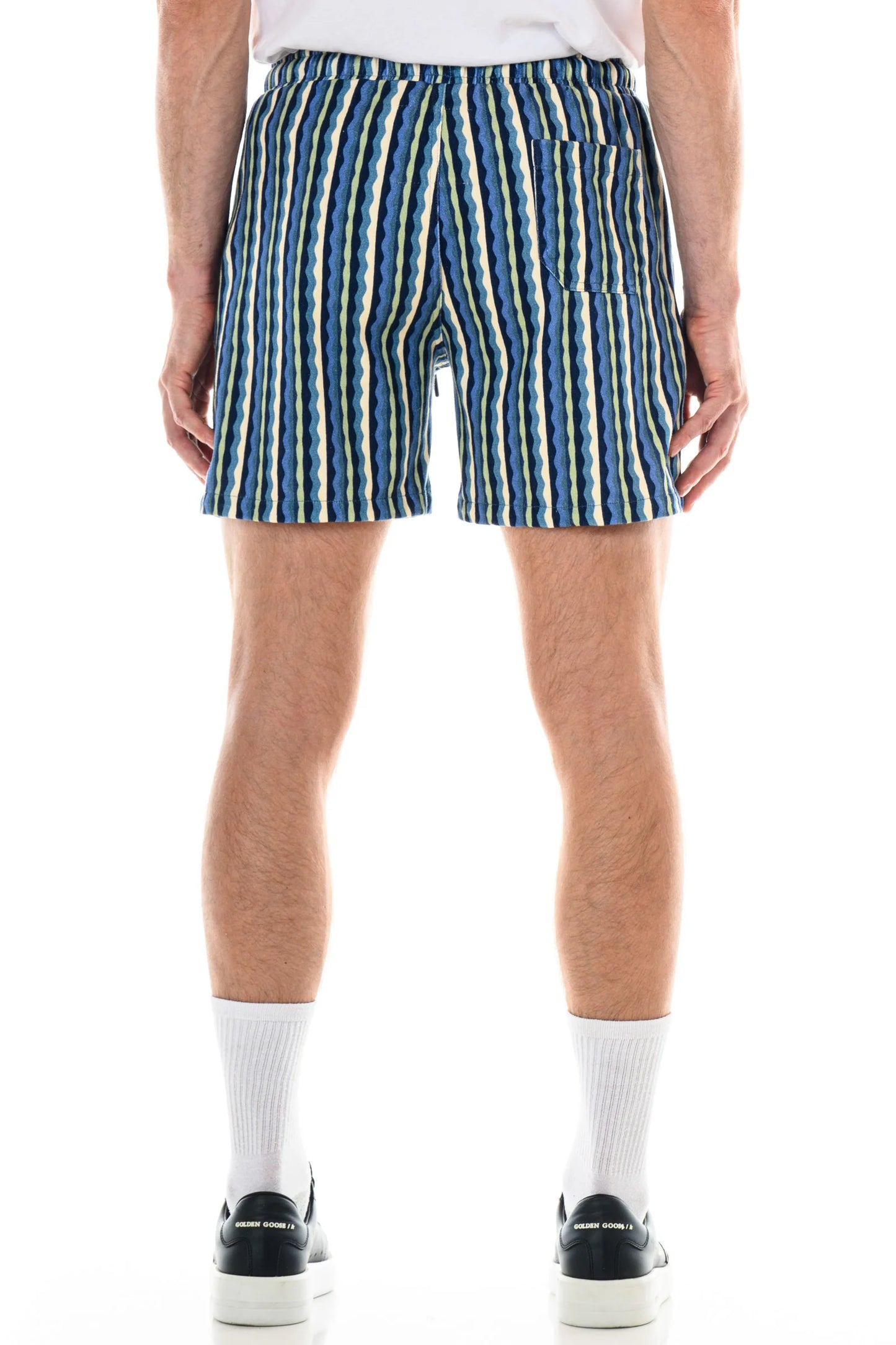 Palm Striped Volley Short