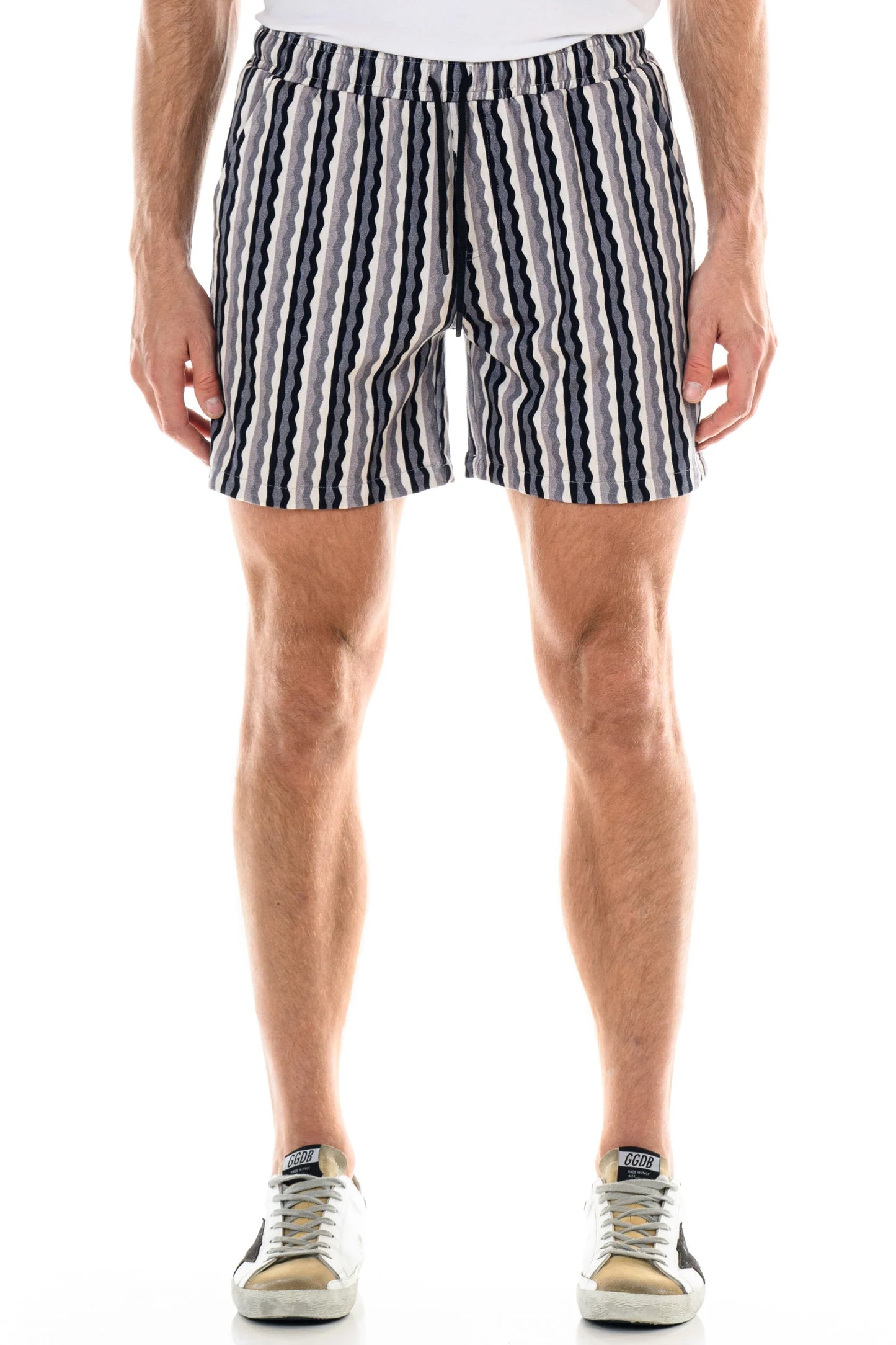 Palm Striped Volley Short