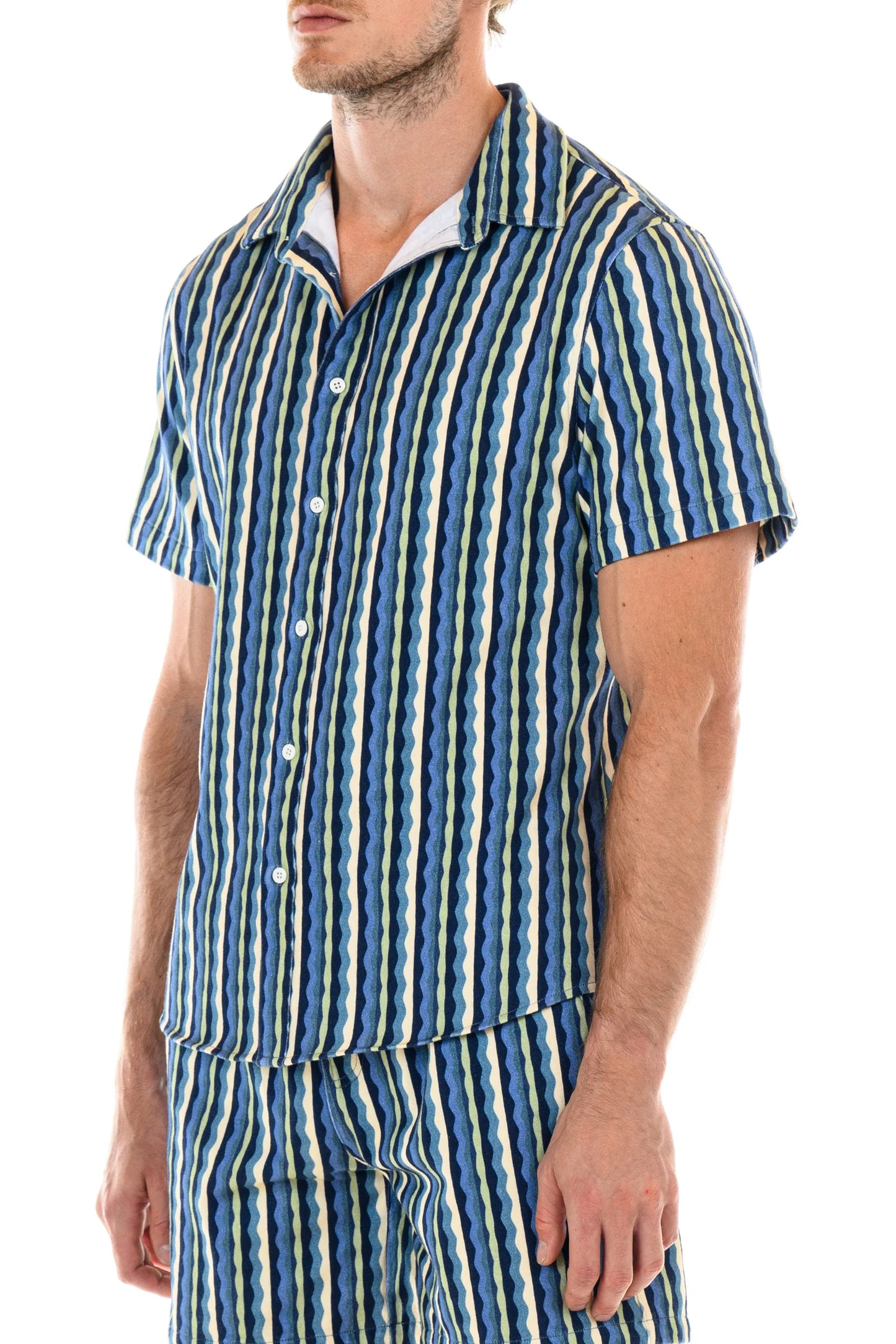 Riviera Striped Short-Sleeve Shirt