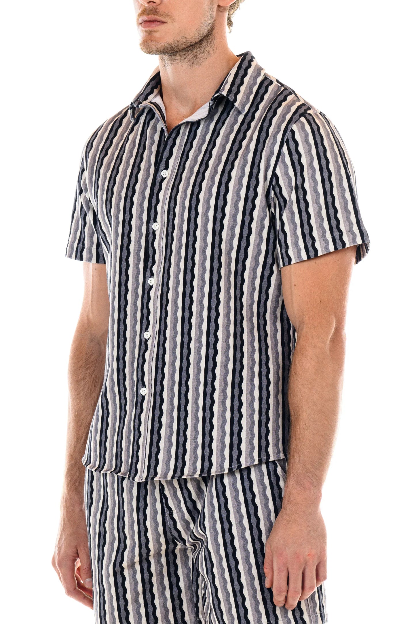 Riviera Striped Short-Sleeve Shirt