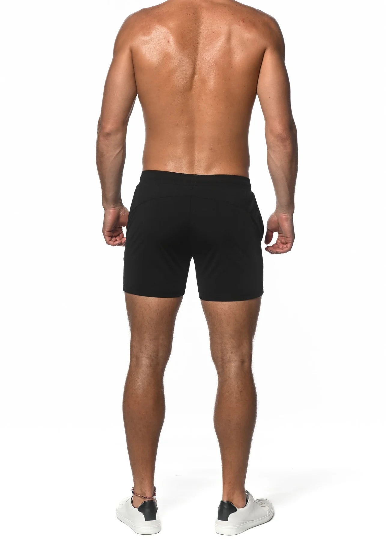 Textured Stretch Mesh Performance Shorts