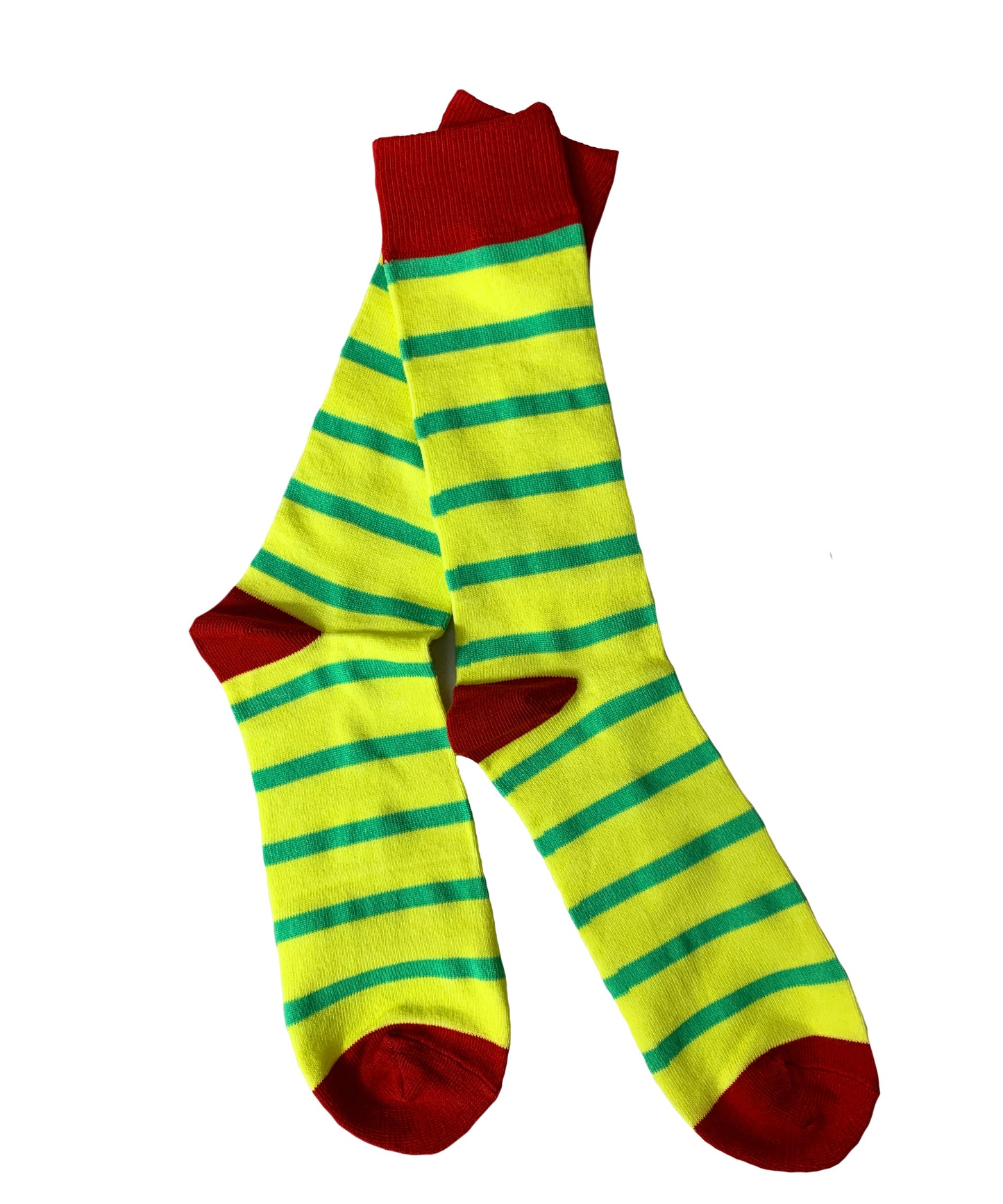 ROLO PREMIUM SOCKS NEON YELLOW STRIPE